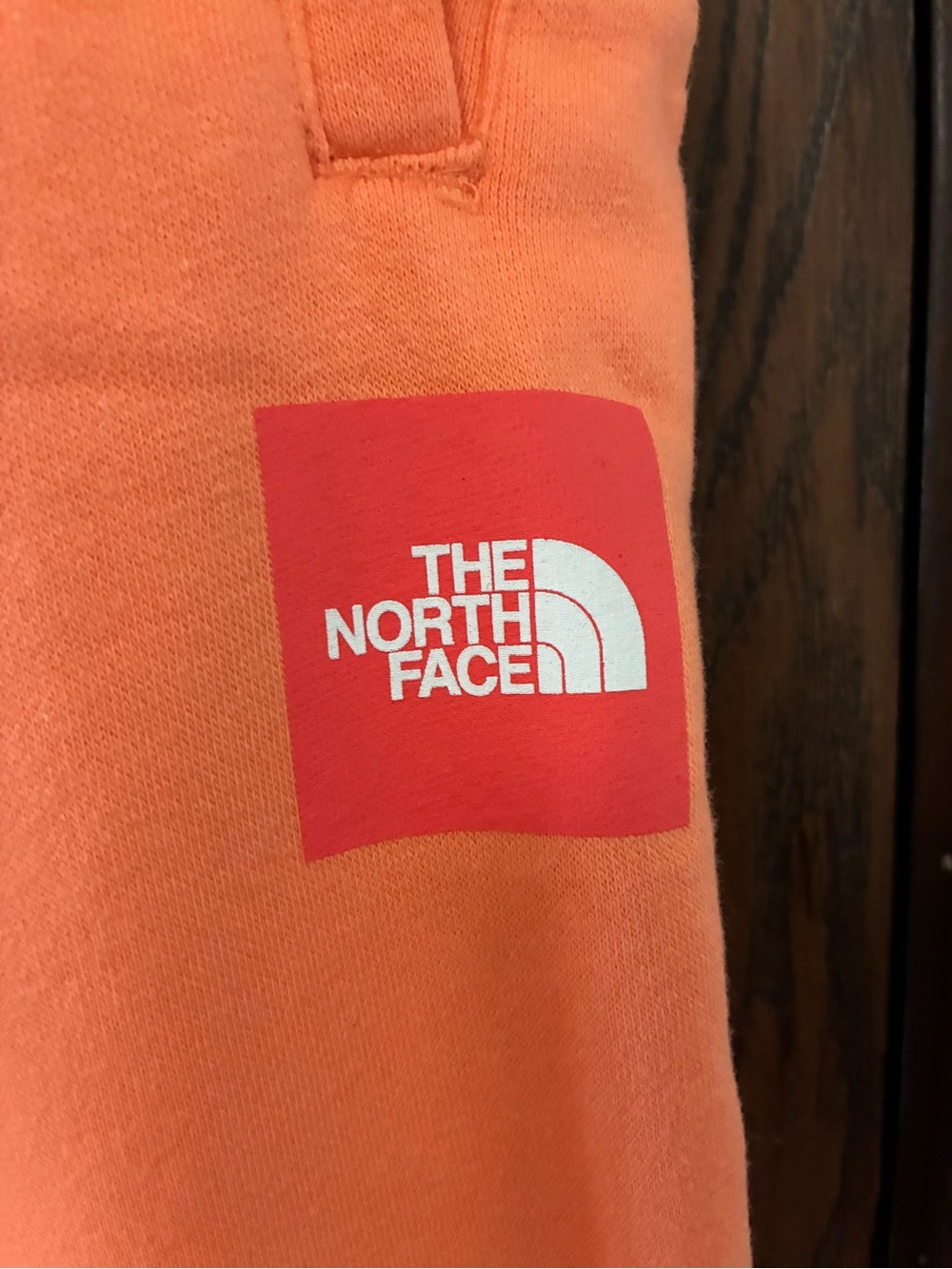 NWT The North Face Coral Orange Logo Sweat Pants
